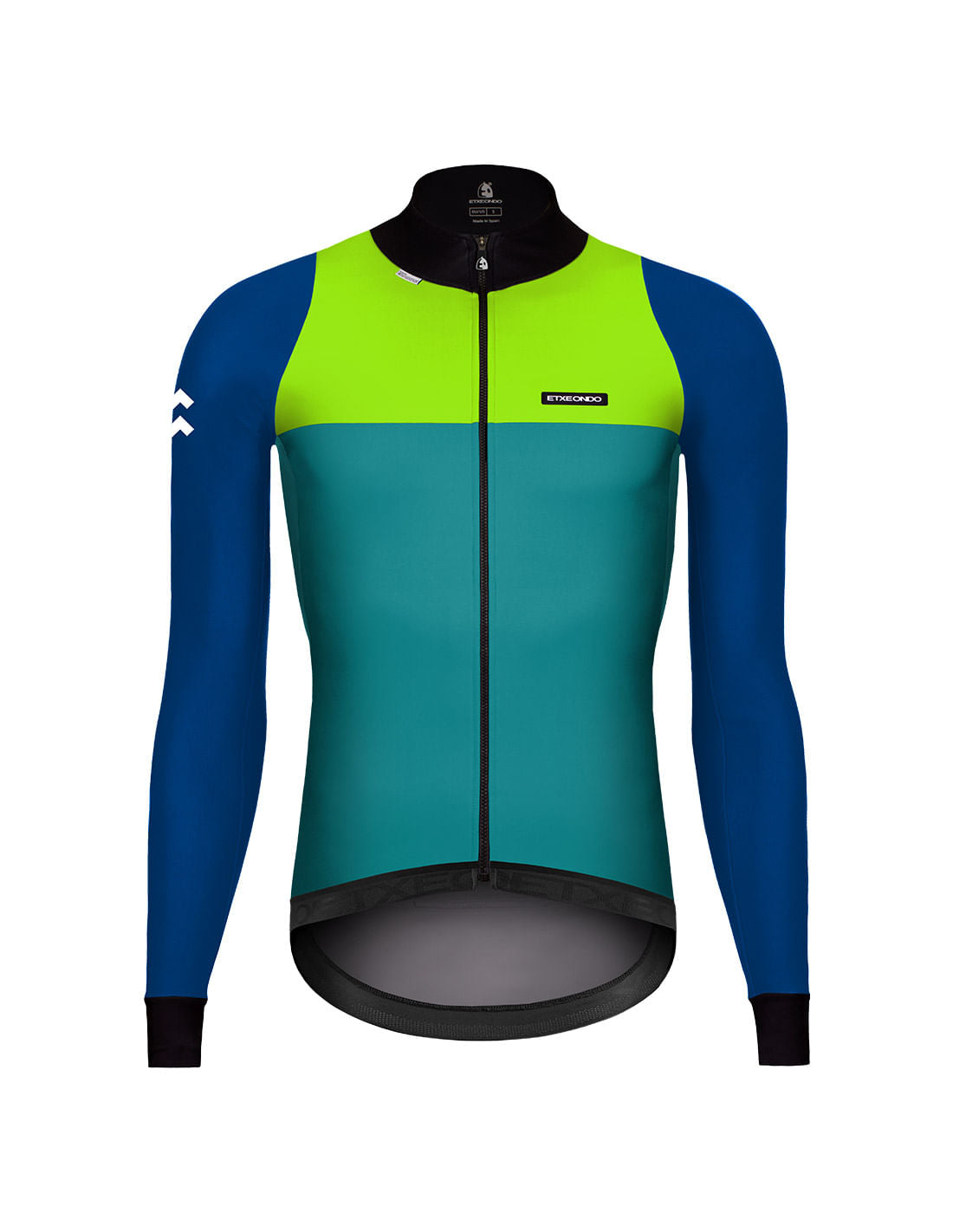 76 Chaqueta Etxeondo Hombre Verde/Azul