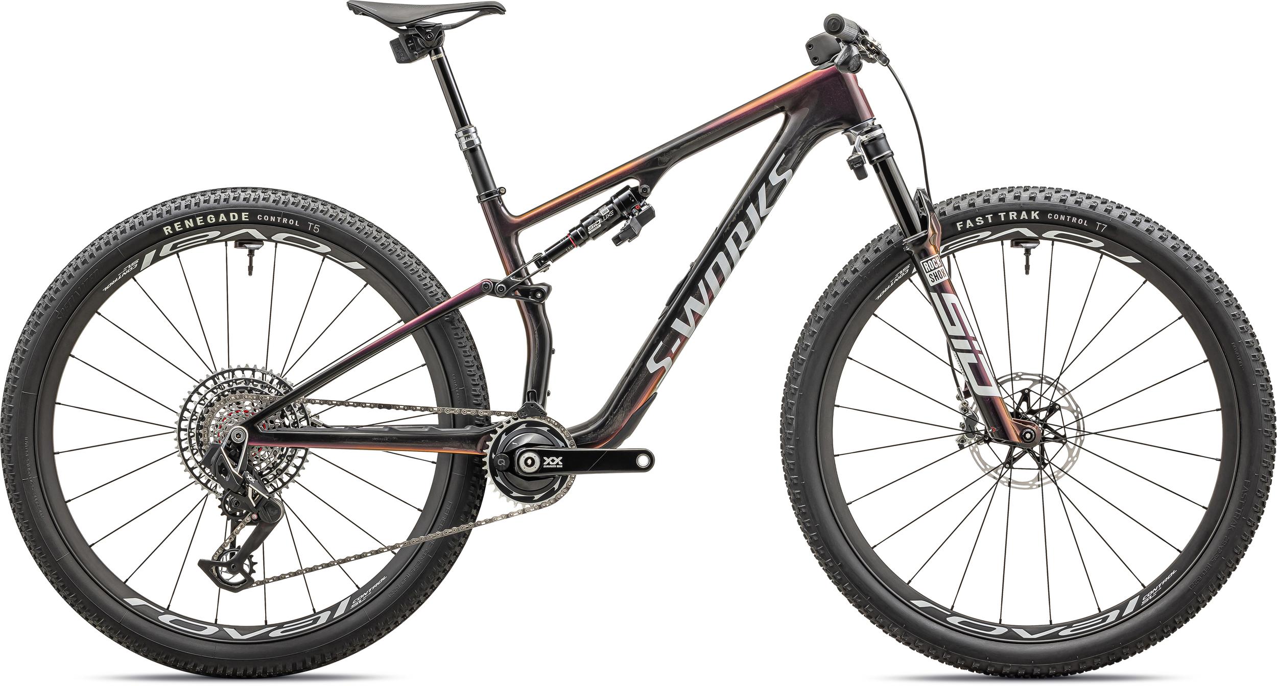 Bicicletas MTB XC Epic 8 S-Works Gloss Carbon/Metallic Vivid Pink/Viavi Magenta Gold/Metallic Midnight Shadow/White #2