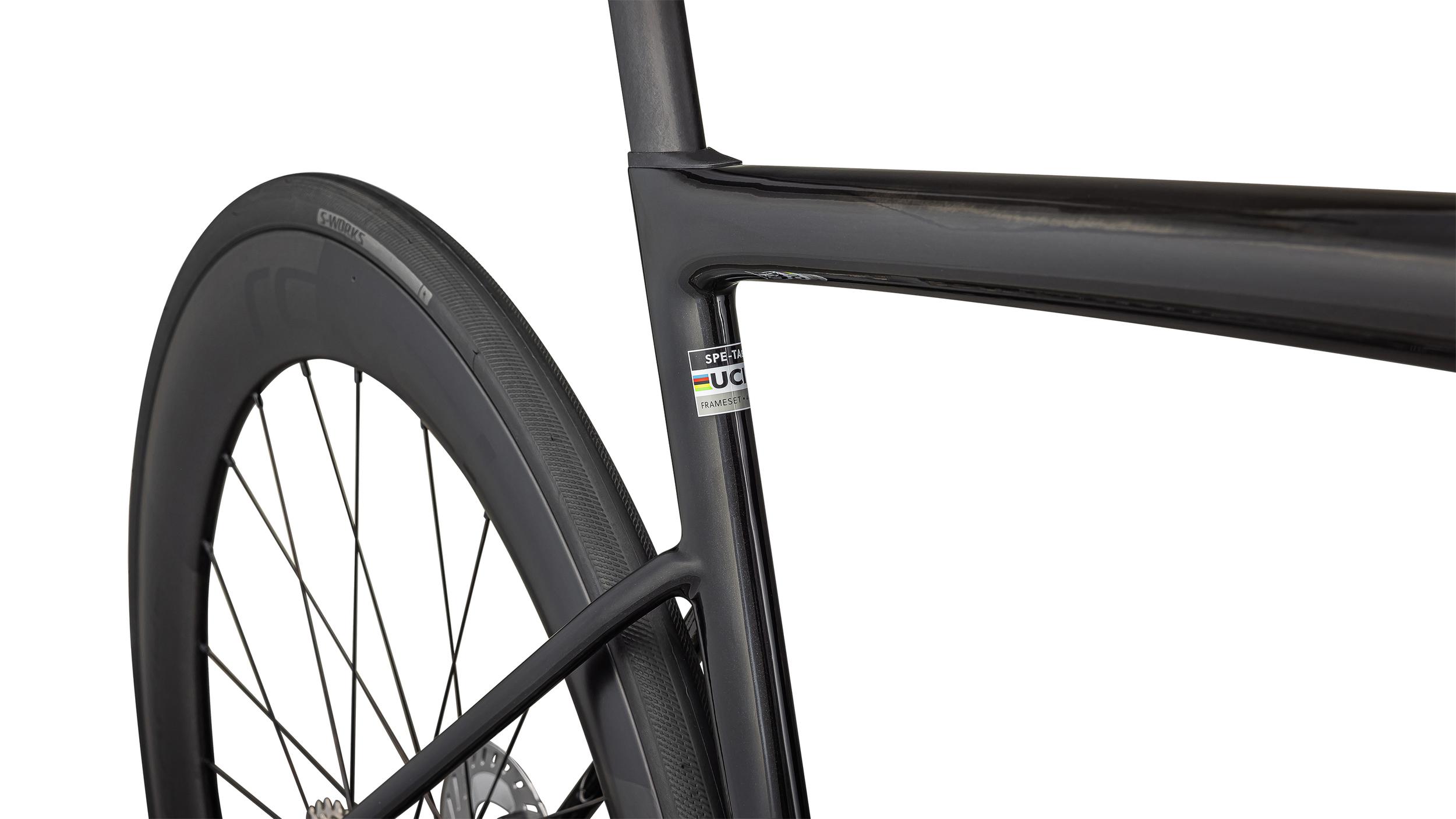 Bicicletas Carretera Tarmac SL8 Pro Ultegra Di2 Specialized 2025 Gloss Carbon/Metallic White Silver #6