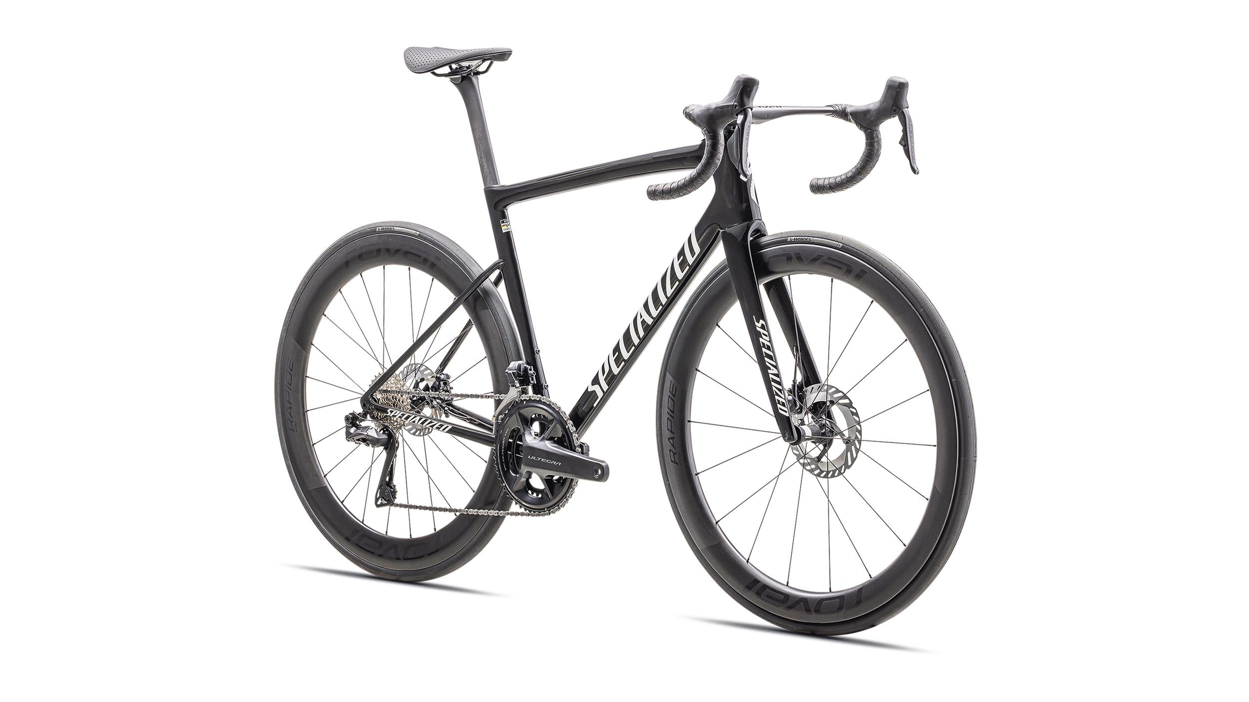 Bicicletas Carretera Tarmac SL8 Pro Ultegra Di2 Specialized 2025 Gloss Carbon/Metallic White Silver