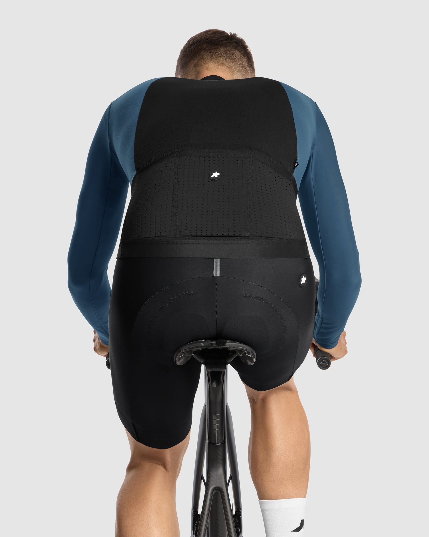 Assos Equipe R S11 Maillot Manga Larga Primavera/Otoño Petrol Blue #6