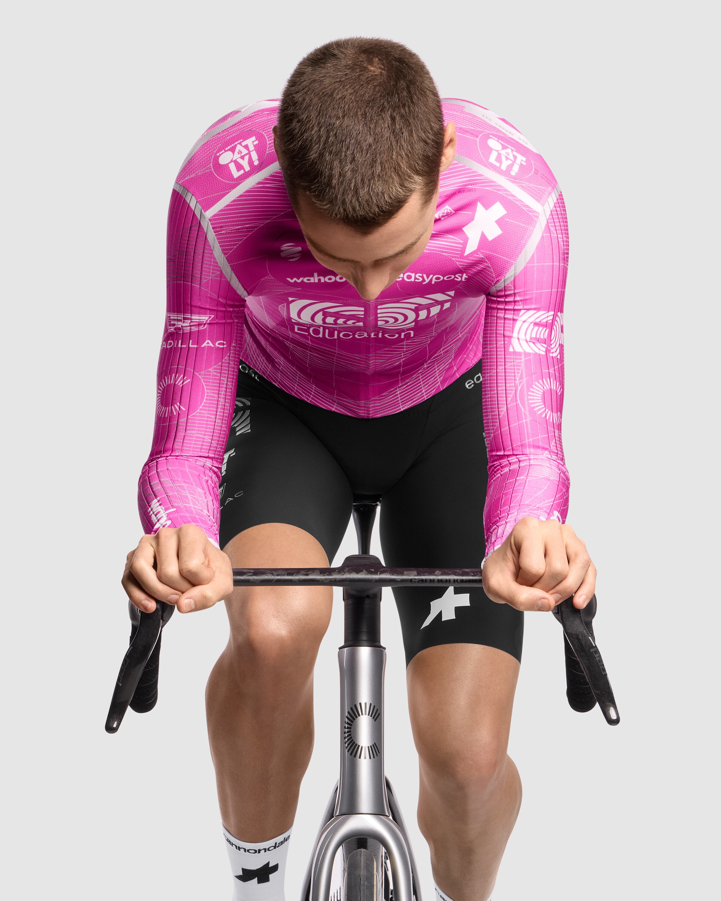 Maillot Manga Larga Assos Equipe RS LS S11 EF Hombre Pink EF #6