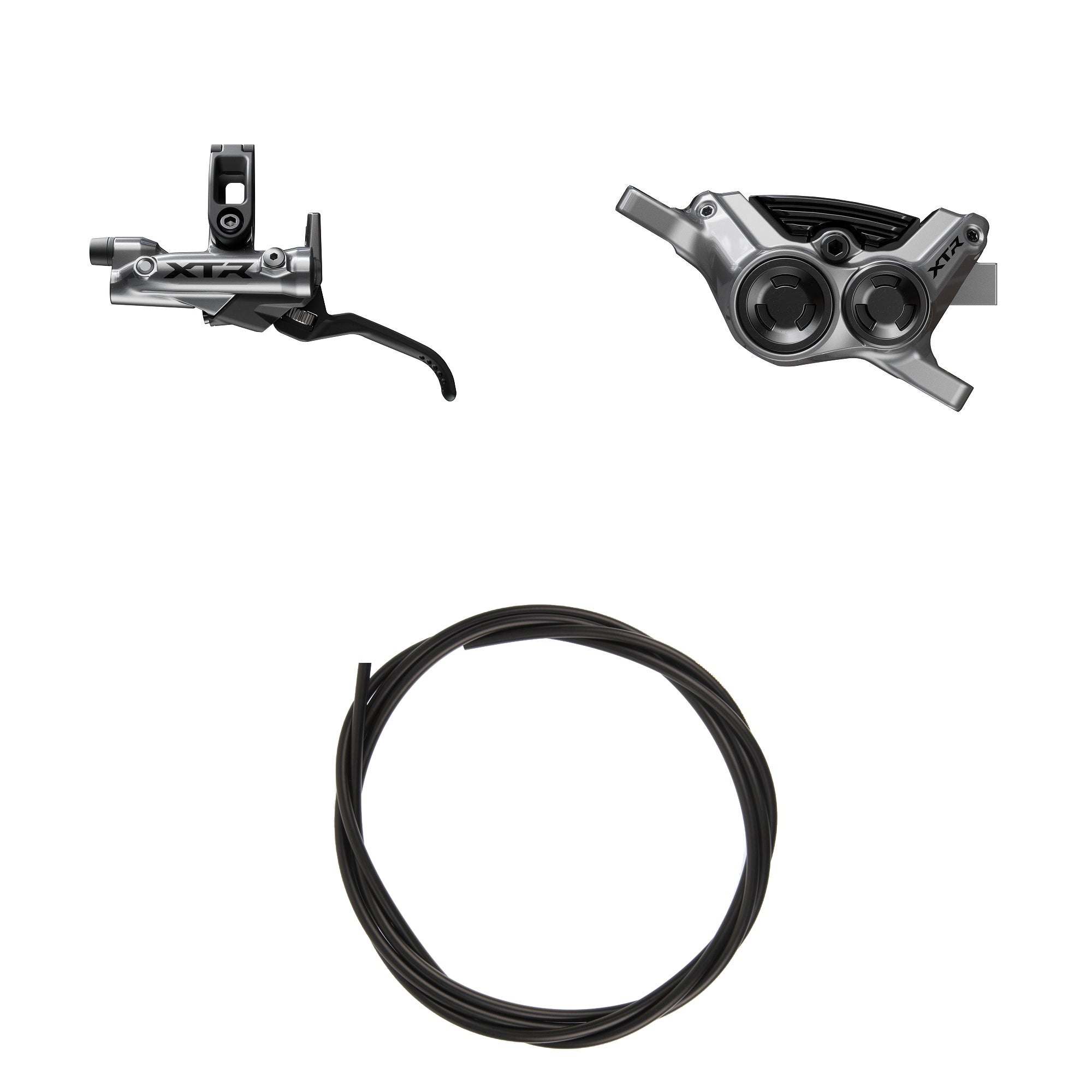 Kit Freno Disco Hidráulico Shimano XTR BR-M9220/BL-M9220 Delantero/Izquierdo Resina Aletas Sin Adaptador Latiguillo 1000mm Negro #2