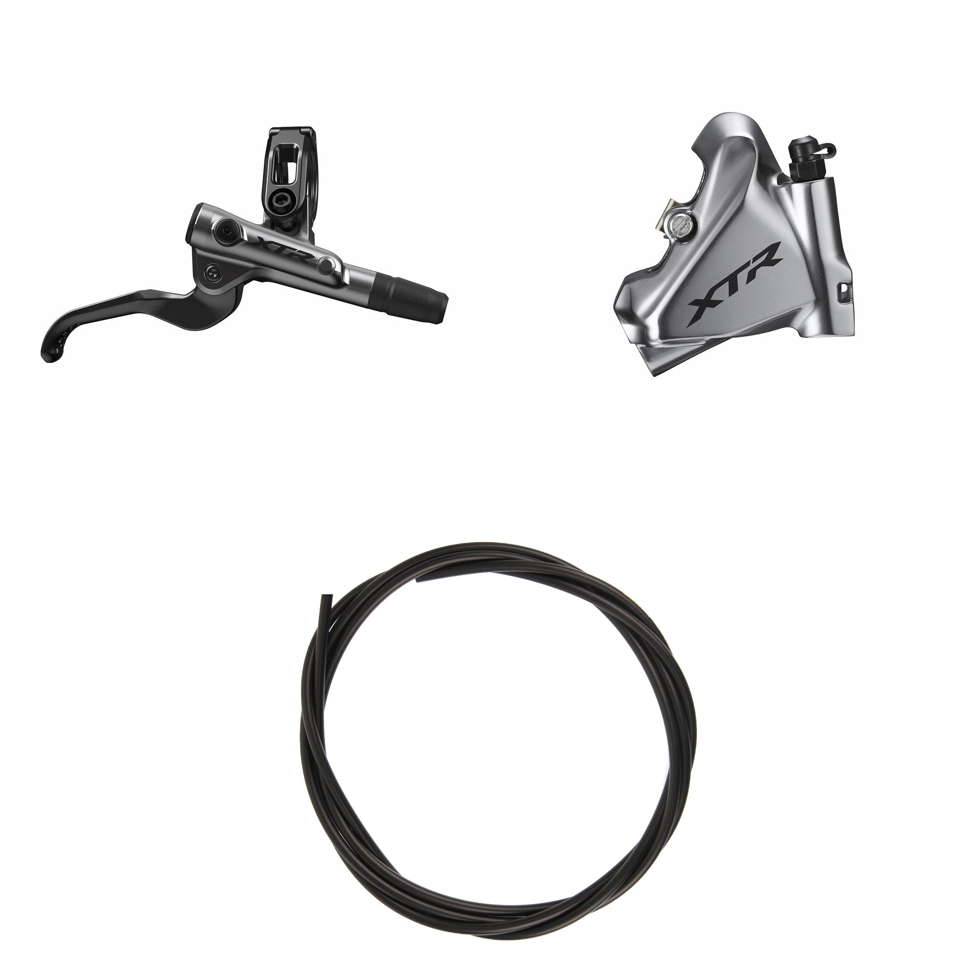 Kit Freno Disco Hidráulico Shimano XTR BR-M9110/BL-M9100 Trasero/Derecho Resina Sin Aletas/Adaptador Latiguillo 1700mm Negro #2