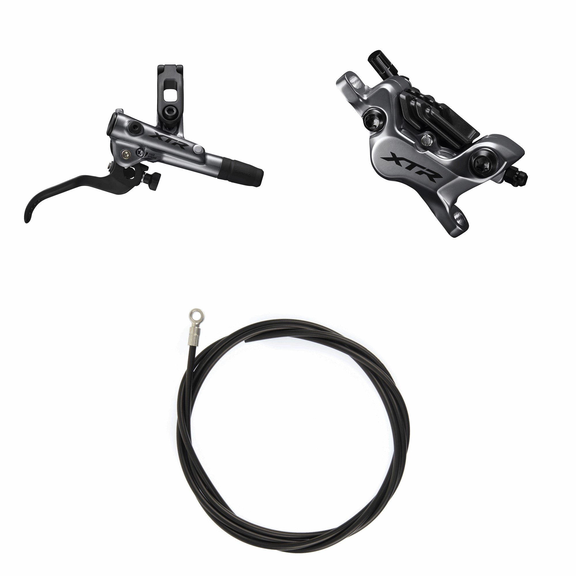 Kit Freno Disco Hidráulico Shimano XTR BR-M9120/BL-M9120 Trasero/Derecho Metal Aletas Sin Adaptador Latiguillo 1700mm Negro #2