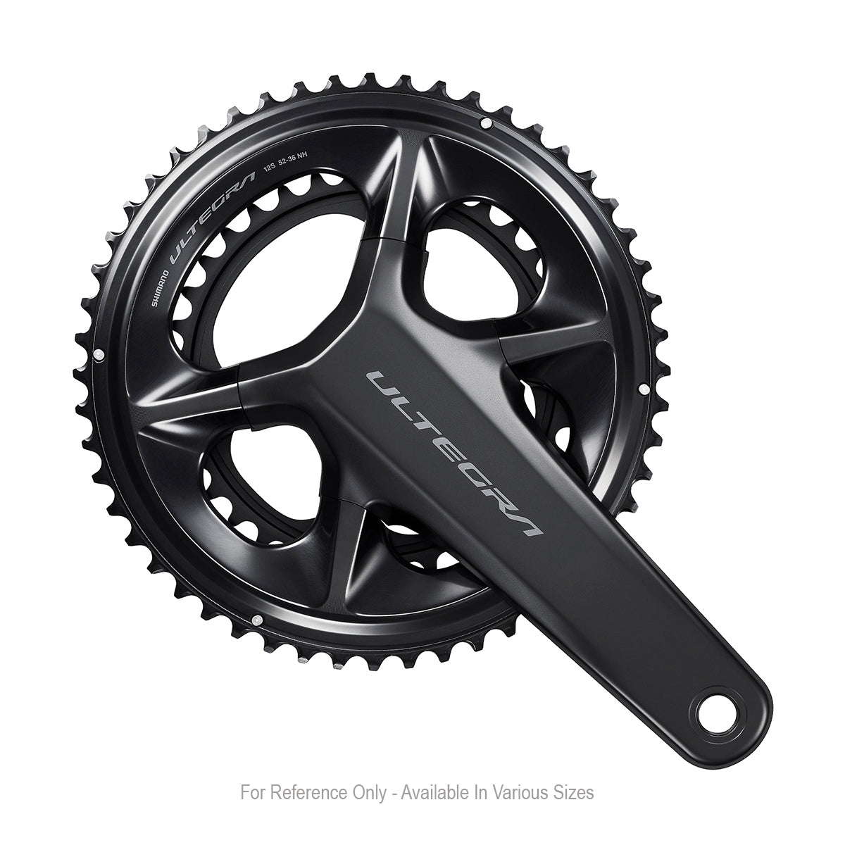 Juego Bielas/Platos Shimano Ultegra FC-R8100 Hollowtech II 50/34d 12v Sin Cazoletas Negro
