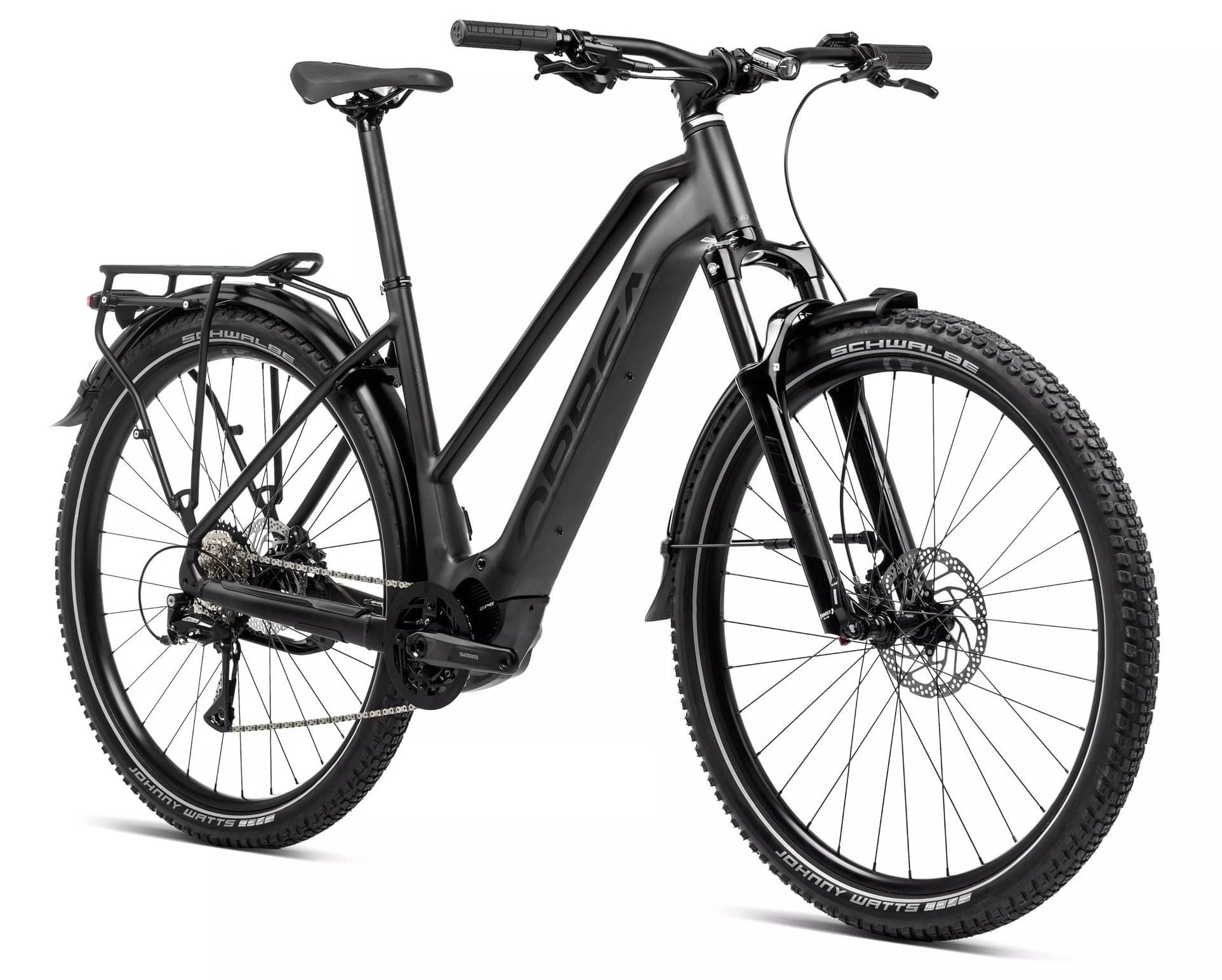 Bicicletas Electricas eUrbanas Orbea Kemen Mid Suv 40 2024 Metallic Night Black Matt/Gloss