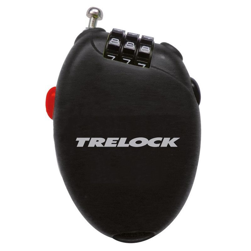 Candado Combinacion Trelock S/Soporte Extraible 75cm Negro