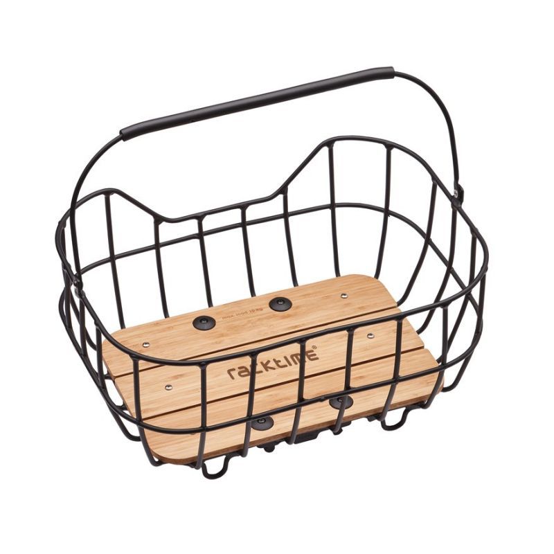 Cesta Tubus Racktime Baskit Breeze Adaptador Snapit Incluido 22L 47x33x24cm Negro
