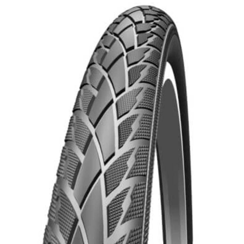 Cubierta Schwalbe Road Cruiser HS484 K-Guard Green Compound Rígida Negro