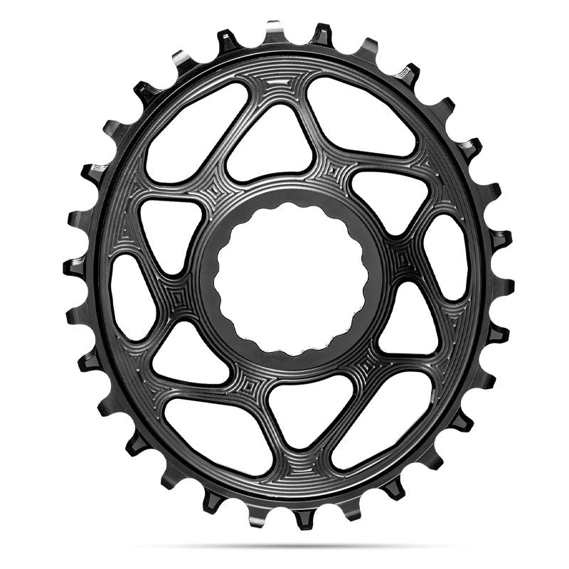 Plato Absolute Black Ovalado Direct Mount 3mm Offset 148 Boost Sram 1x12v Cadena HG+ Aluminio Negro