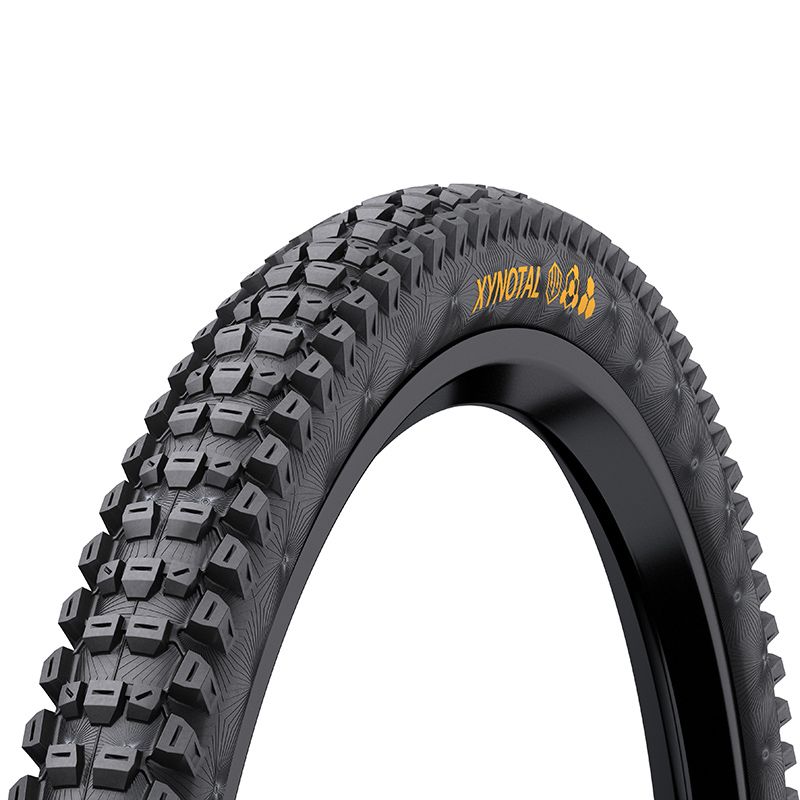 Cubierta Continental Xynotal Downhill 27.5X2.40 Compuesto Super Blando Tubeless Ready Plegable Negro