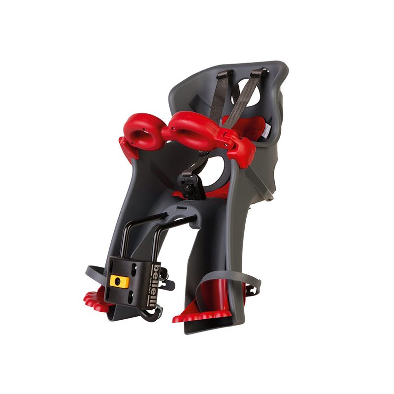 Portabebé Bellelli Freccia Delantero B-Fix Gris Oscuro/Rojo
