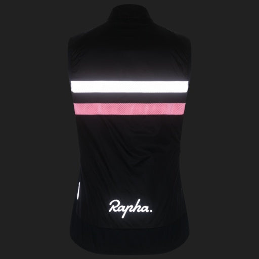 Chaleco Isotérmico Rapha Brebet Mujer Gilet Dark Navy/Hi-Vis Pink #4