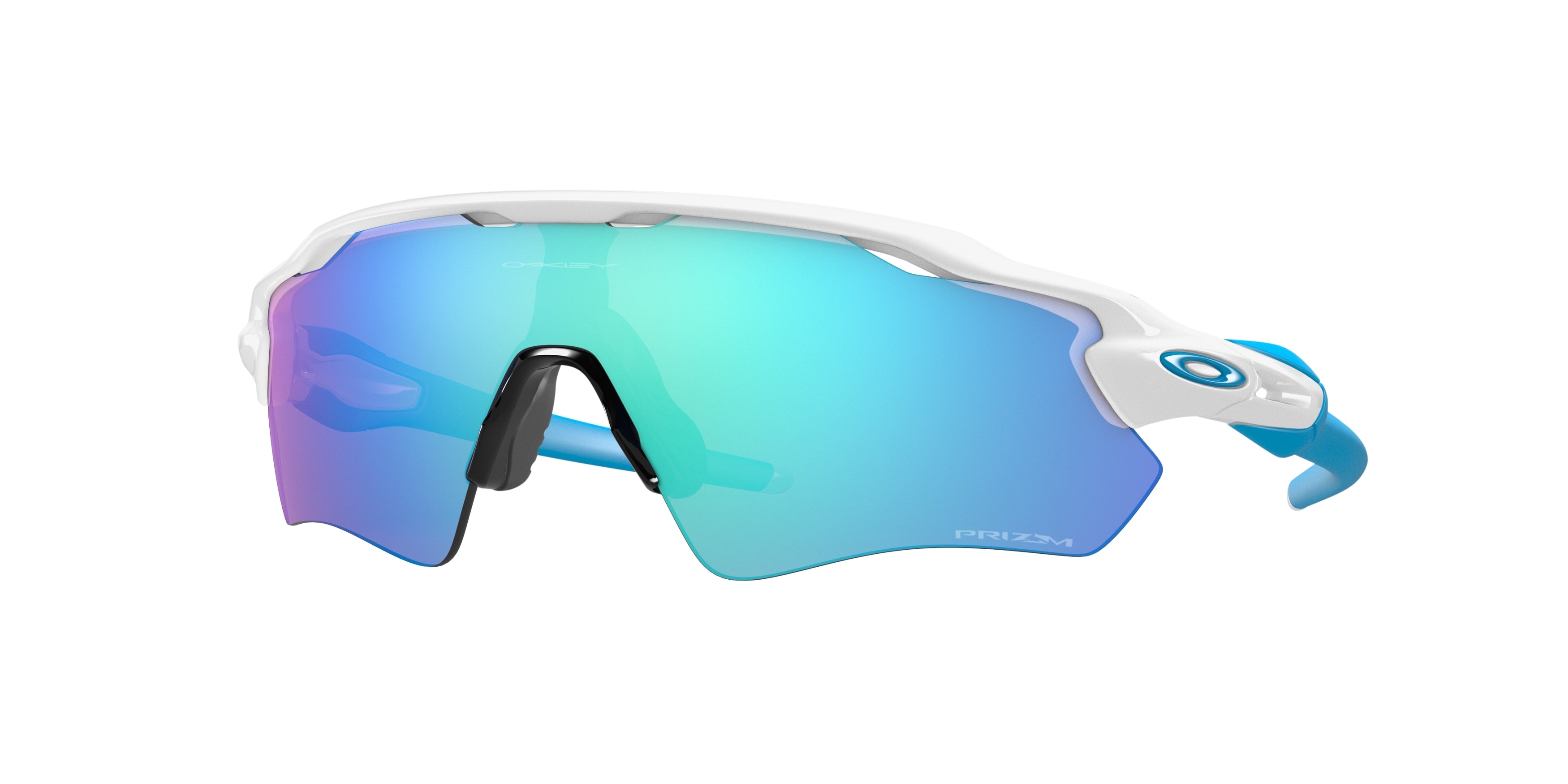 Gafas Sol Oakley Radar Ev Path/Blanco Pulido/Prizm Sapphire Azul
