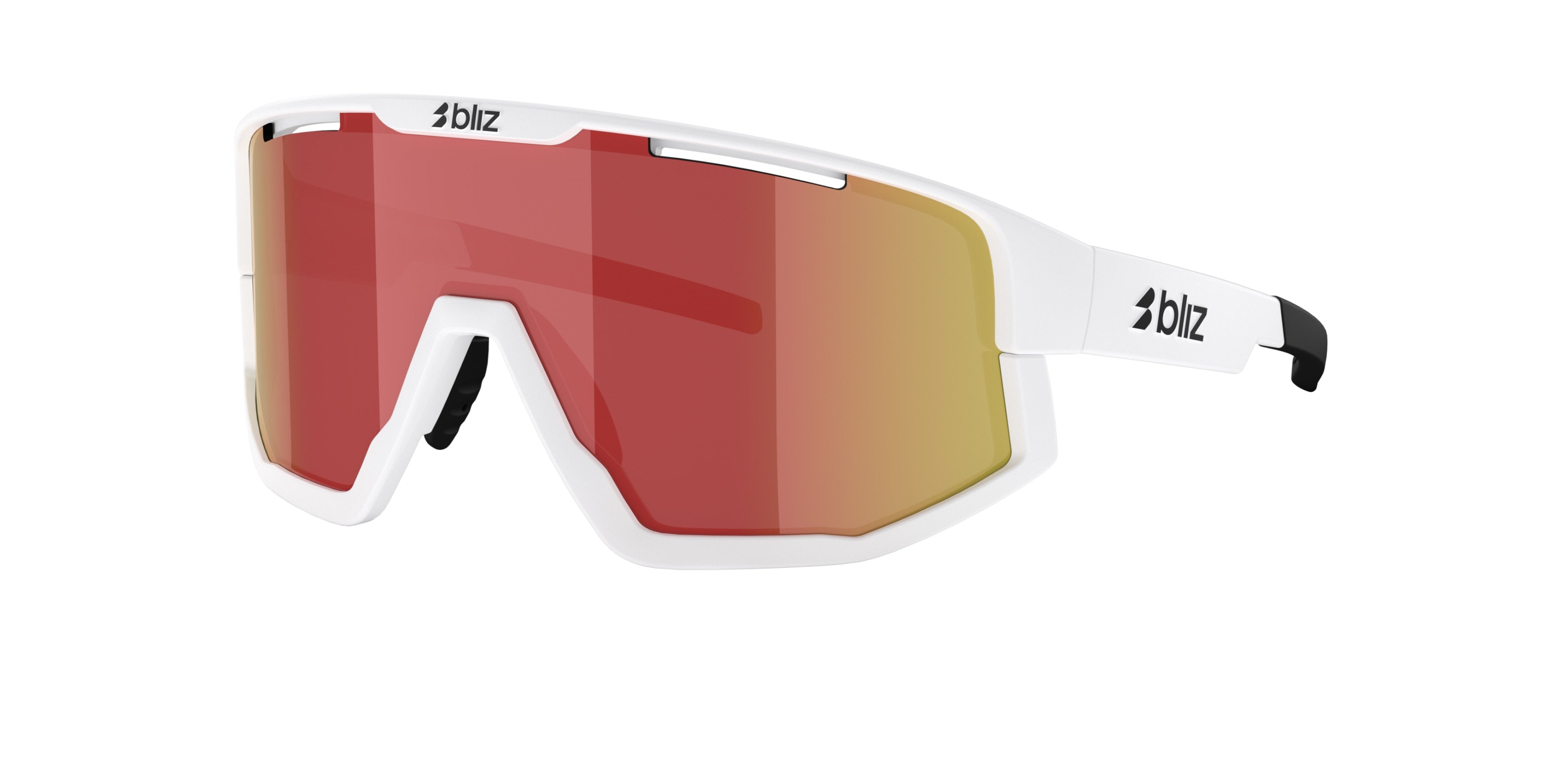Gafas Sol Bliz Fusion/Blanco/Rojo Humo