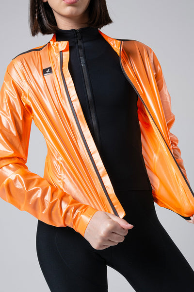 Chaqueta Ligera Impermeable Pluvia 2.0 Gobik Unisex Blazing Orange #4