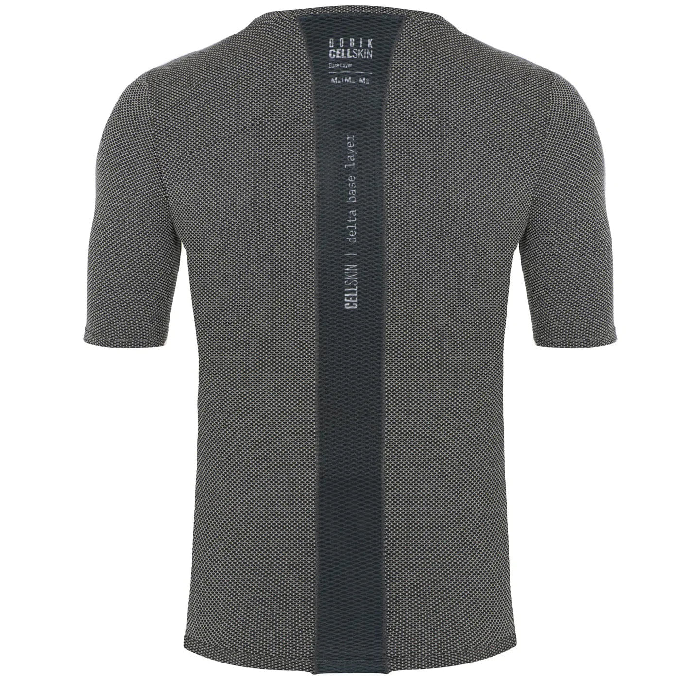 Cell Skin Camiseta Interior Manga Corta Gobik Hombre Gris/Negro #2