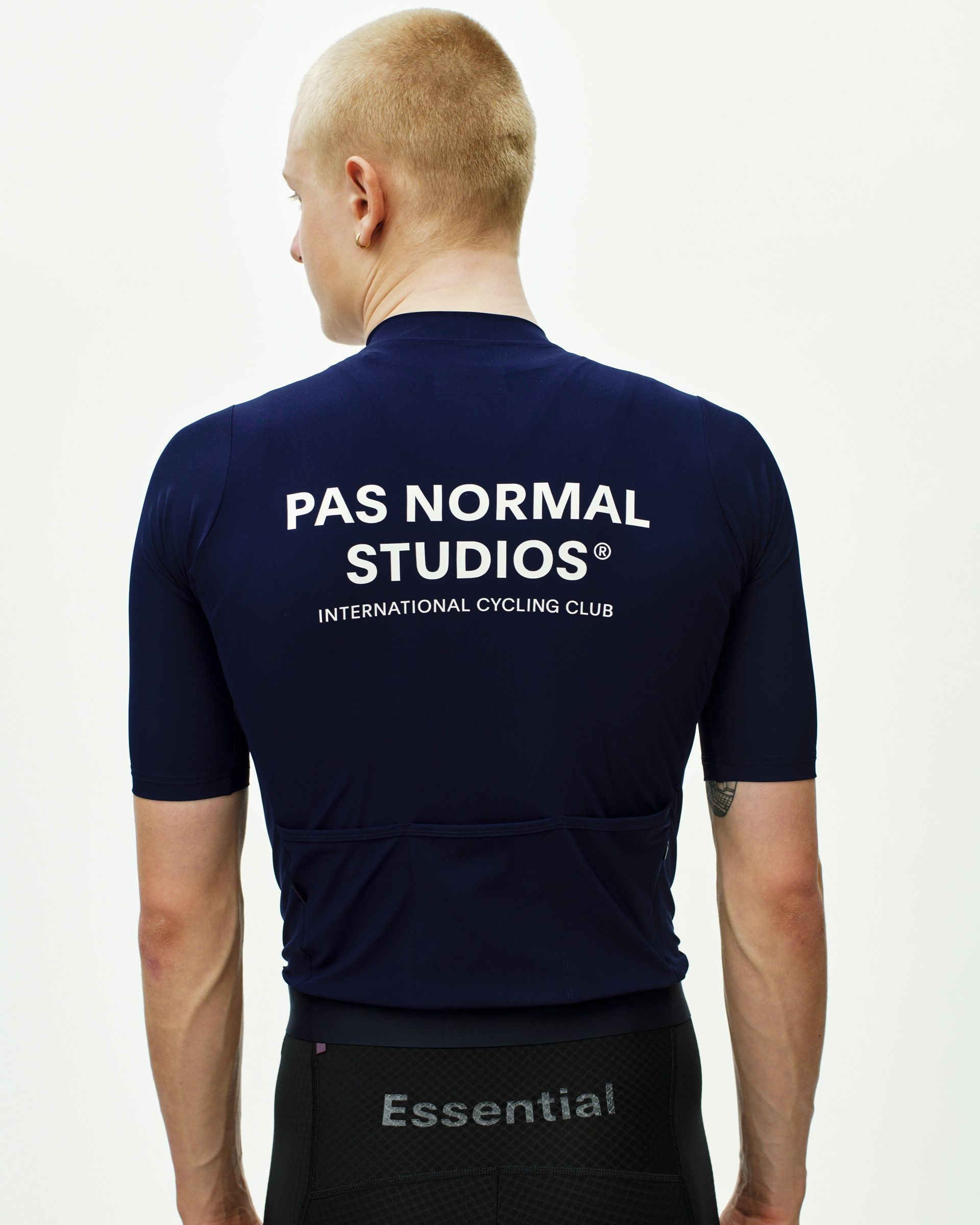 Maillot Manga Corta Pas Normal Studios Essential Hombre Navy #5