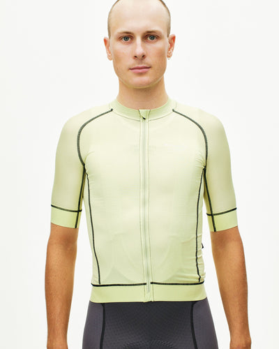 Maillot Manga Corta Pas Normal Studios Mechanism Hombre Dusty Lime #3
