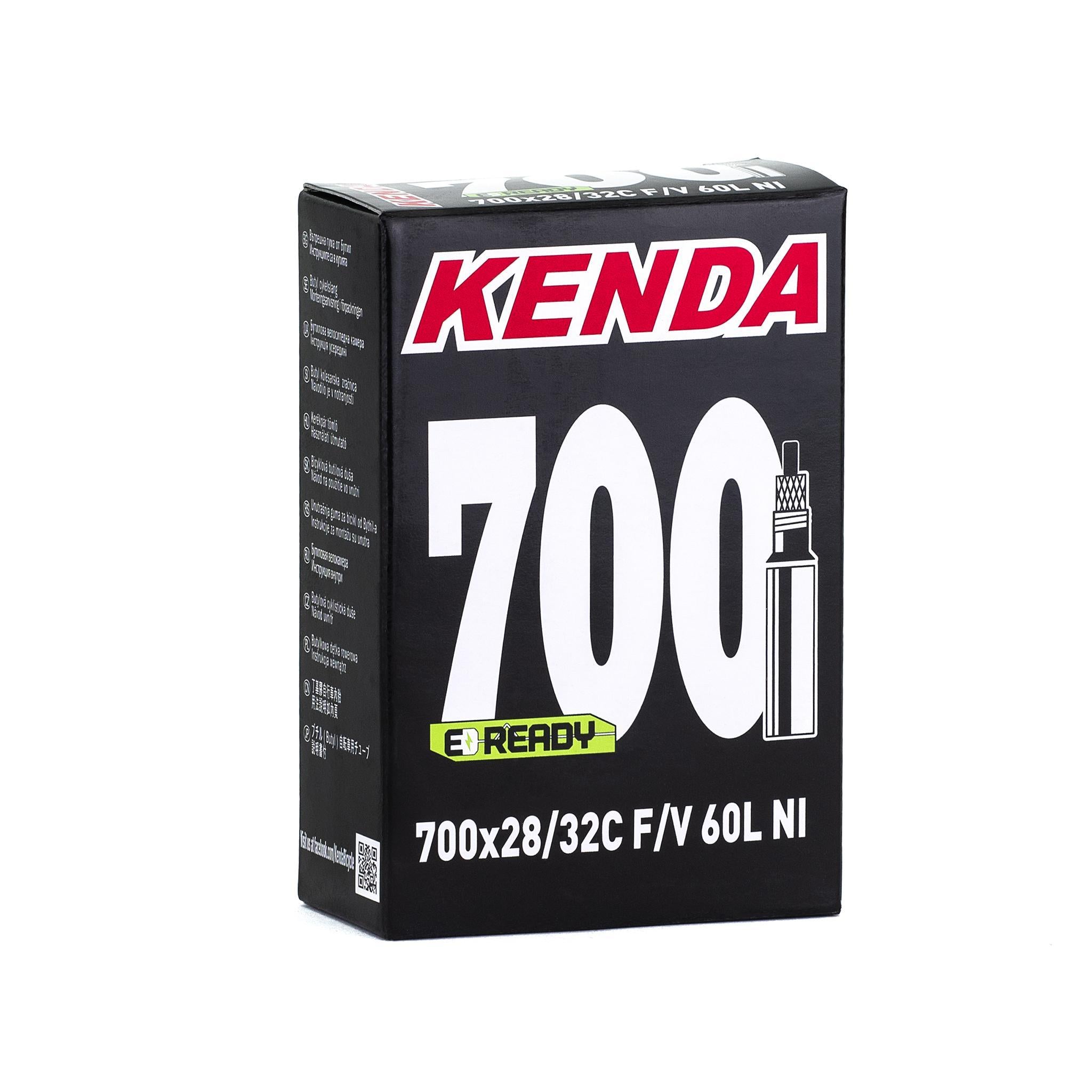 Cámara Kenda 700x28/32C Presta 80mm Negro