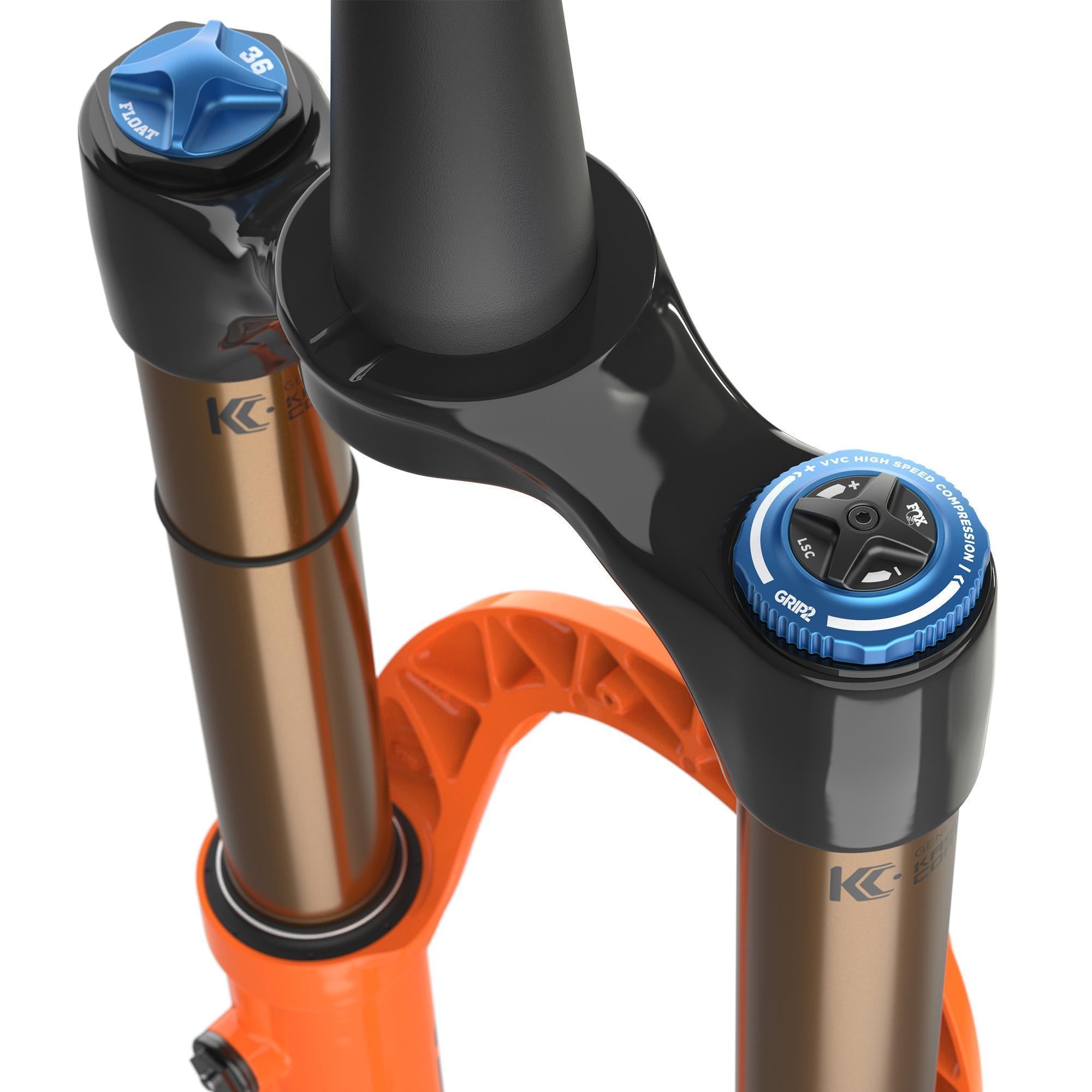 Horquilla Fox 36 K 29 160 Factory Grip2 Kashima 44mm QR110 Naranja #4