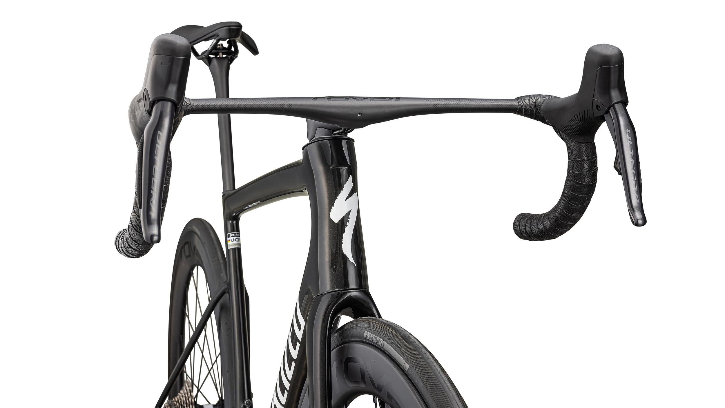 Bicicletas Carretera Tarmac SL8 Pro Ultegra Di2 Specialized 2025 Gloss Carbon/Metallic White Silver #5