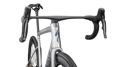 Bicicletas Carretera Tarmac SL8 Pro Ultegra Di2 Specialized 2025 Gloss Liquid Silver/Satin Blue Pearl Over Black Liquid Metal #5