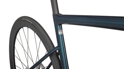Bicicletas Carretera Tarmac SL8 Expert Ultegra Di2 Specialized 2025 Gloss Deep Lake Metallic/Green Pearl Over Seafoam #6