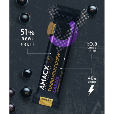 Gominolas Energéticas Amacx Turbo Fruit Chew Grosella Negra Caja 12uds Lila #4