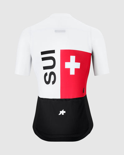 Maillot Manga Corta Assos Mille GT S11 Evo Swiss Cycling Replica Hombre White Series