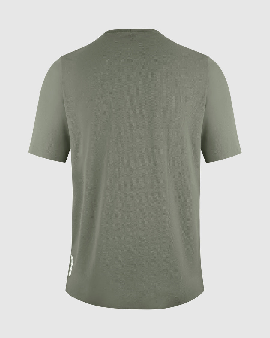 Camiseta Manga Corta Assos Tactical T5 Post Ride Hombre Edge Green #2