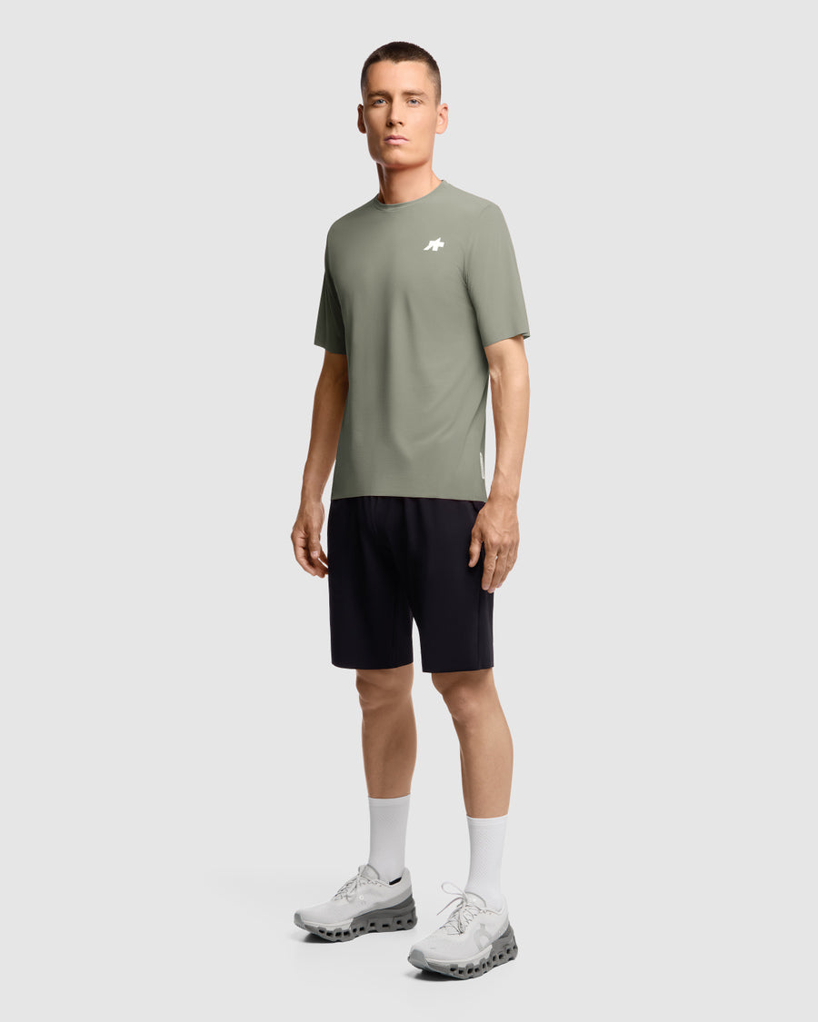 Camiseta Manga Corta Assos Tactical T5 Post Ride Hombre Edge Green #4