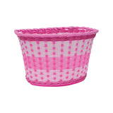 Oxford Junior Geflochtener Frontkorb Rosa
