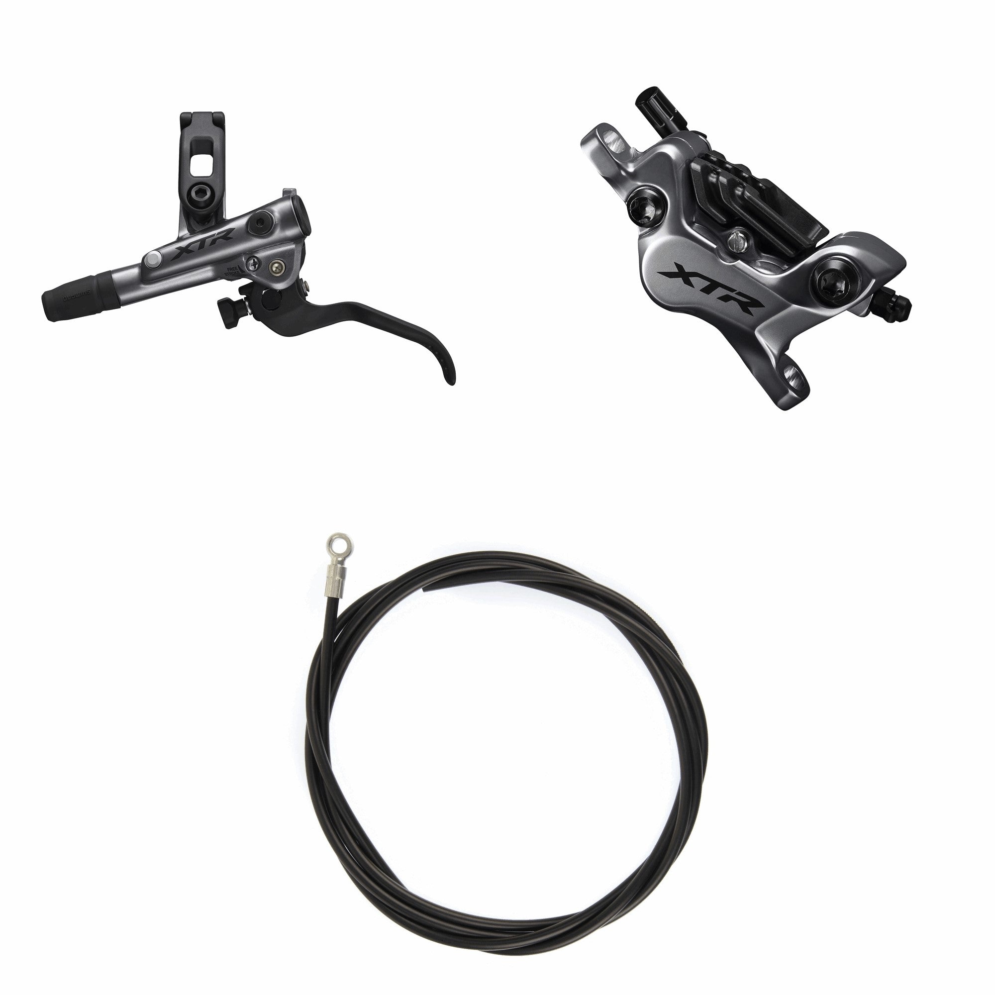 Kit Freno Disco Hidráulico Shimano XTR BR-M9120/BL-M9120 Delantero/Izquierdo Metal Aletas Sin Adaptador Latiguillo 1000mm Negro #2