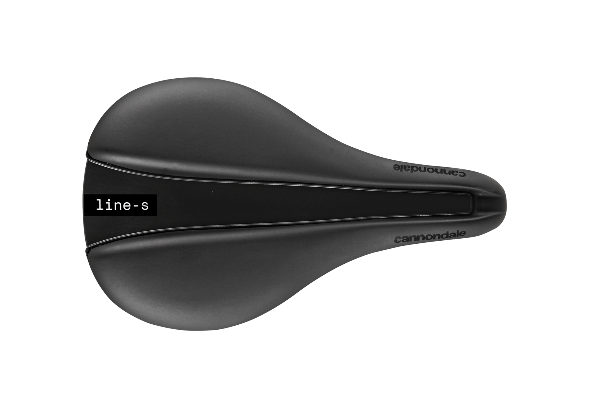 Cannondale Sillín Line S Titanio Plano Negro