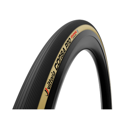 Cubierta Vittoria Corsa PRO Plegable TLR G2 Crema/Negro #2
