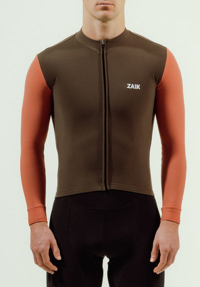Zaik Maillot Manga Larga Essence Unisex Terracota #5