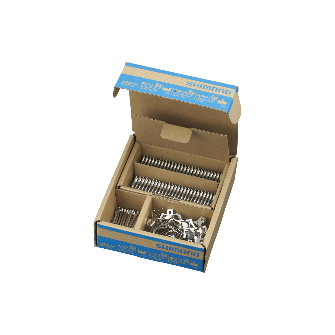 Pastillas Freno Resina Shimano G05A-RX Spring w/Split Pin Bulk 1 Par