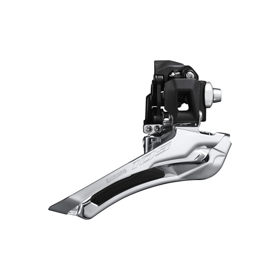 Desviador Delantero Shimano 105 FD-R7100-F Doble Down Swing Soldado 12v Gris