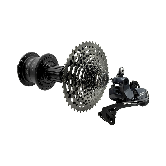 Buje Trasero Shimano CUES FH-U6060 AUTO SHIFT Freno Disco Center Lock 11/10v 142/36 Negro #3