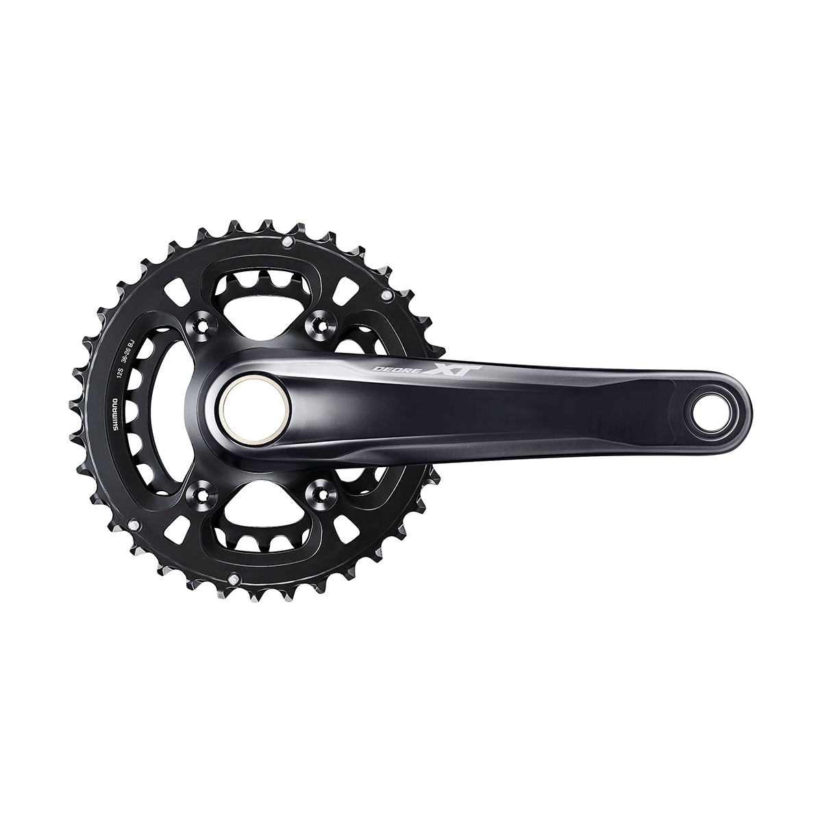 Juego Bielas/Platos Shimano Deore XT FC-M8120-B2 Hollowtech II 36/26d 12v Sin Cazoletas Negro