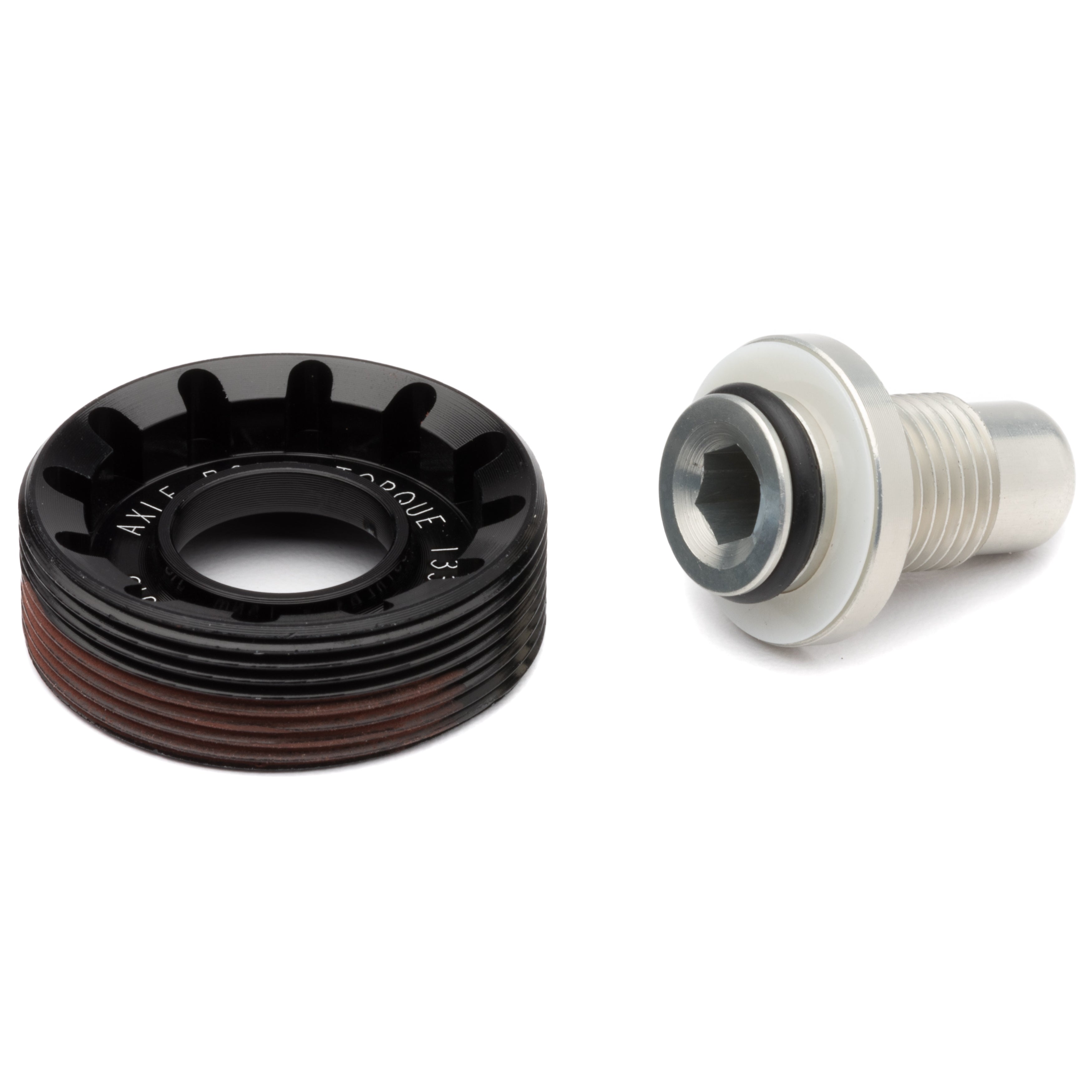 Tapa/Tornillo Eje Cannondale Supermax Negro