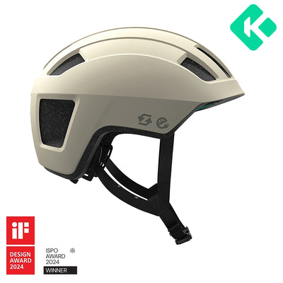 Casco Lazer Verde KC CE-CPSC Unisex Mate White Stone