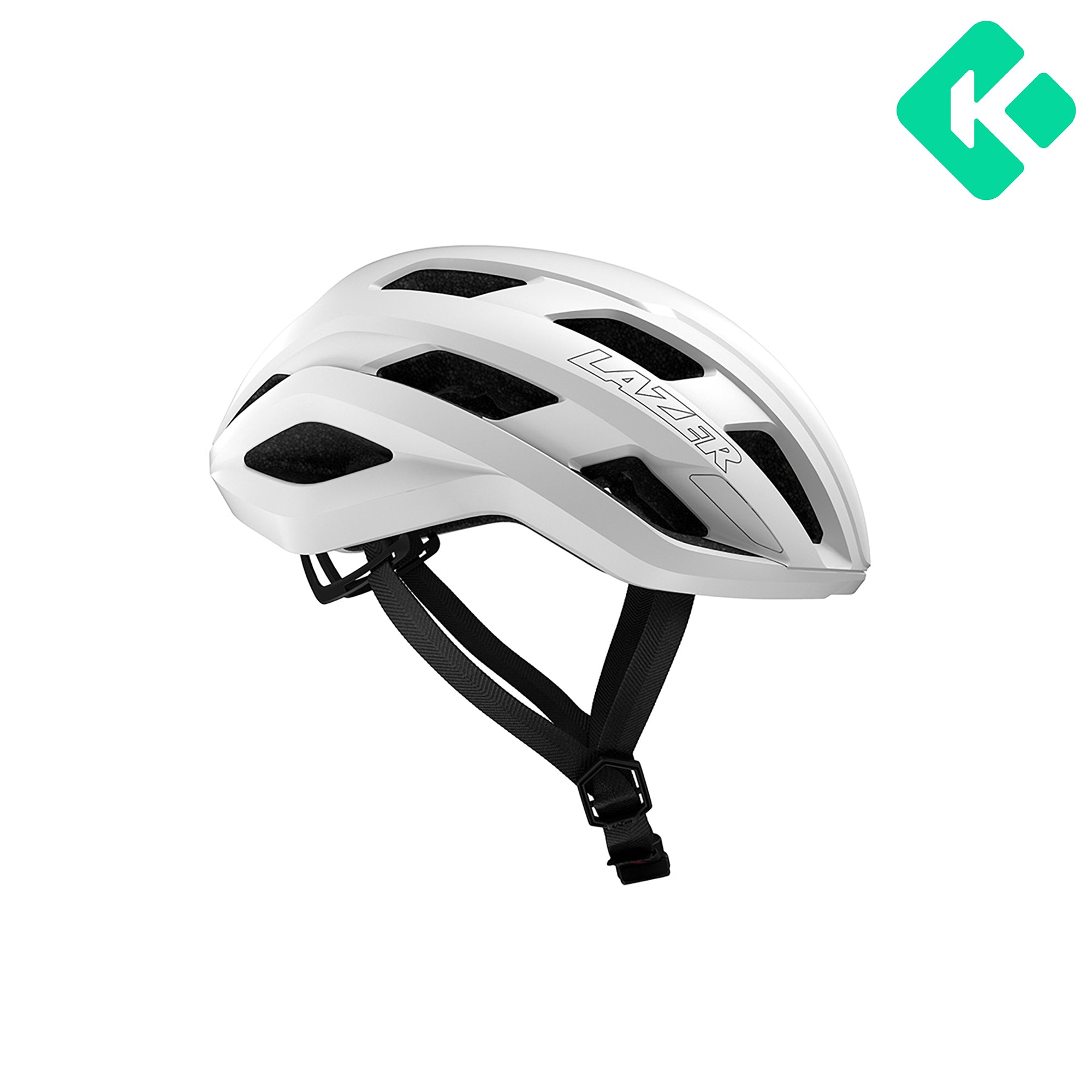Casco Lazer Strada KC CE-CPSC Unisex Matte Full White