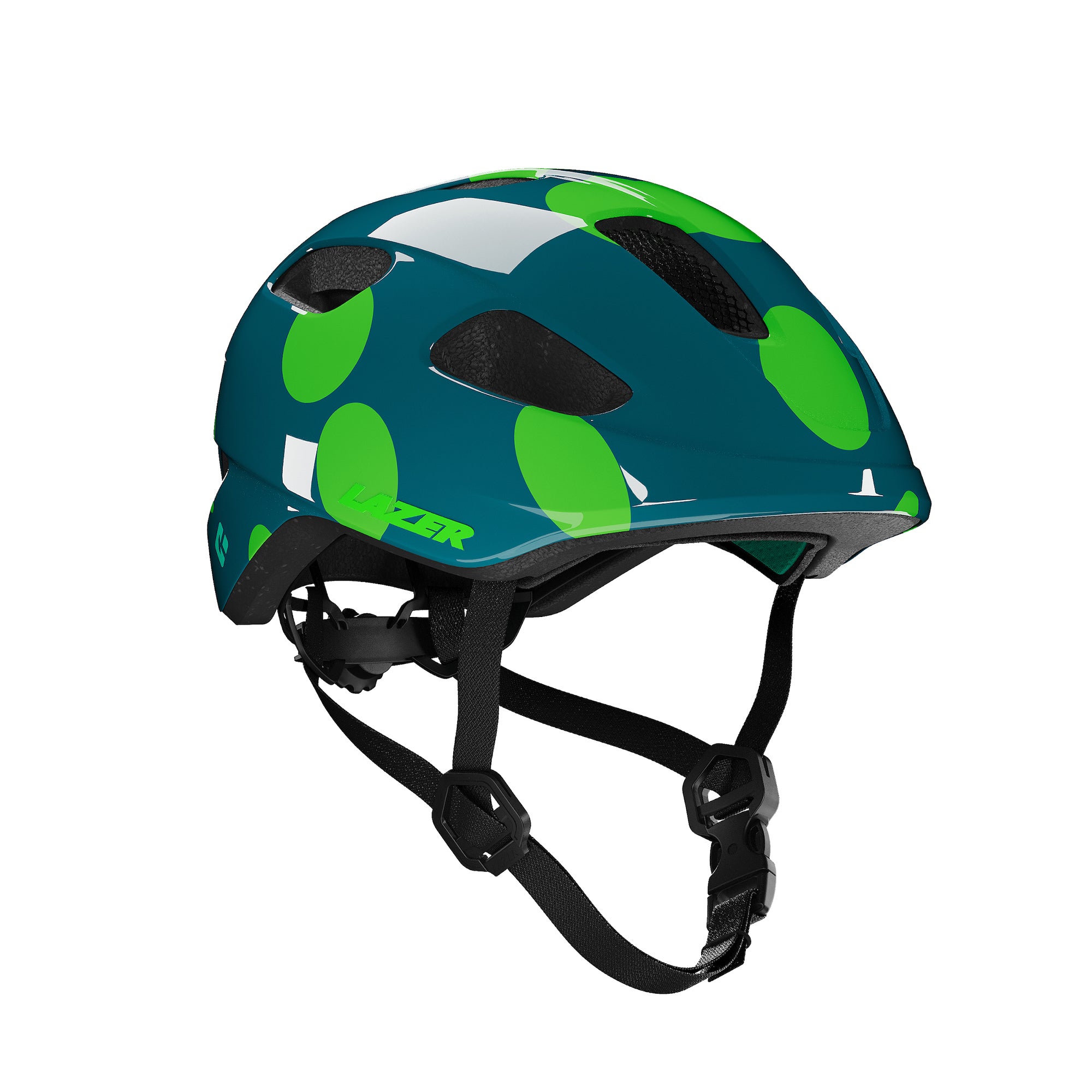 Casco Lazer Nutz 2.0 KC CE-CPSC Niño Green Dots #2