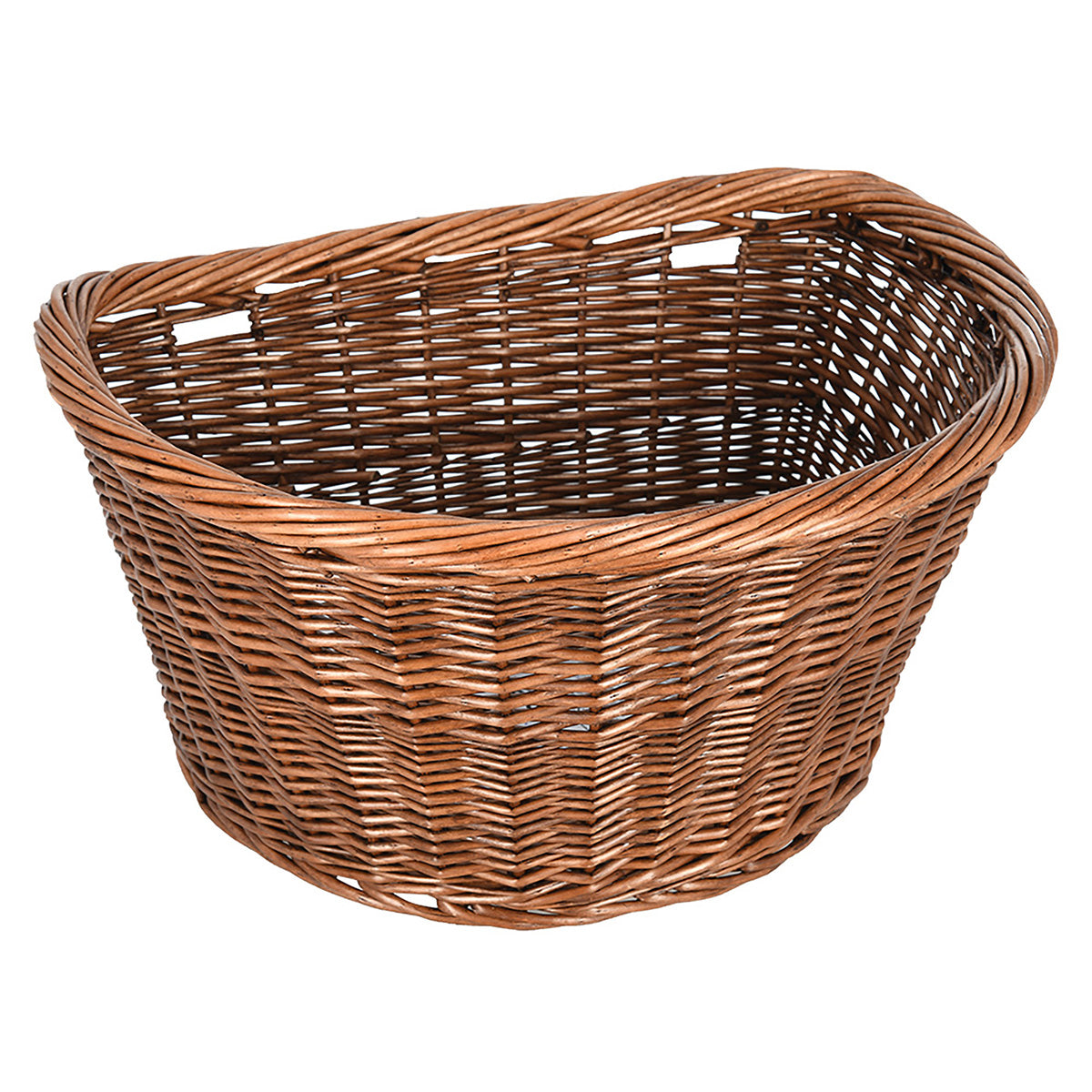 Cesta Delantera Oxford Trinity Deluxe Forma D 18 Sin Correas Marrón