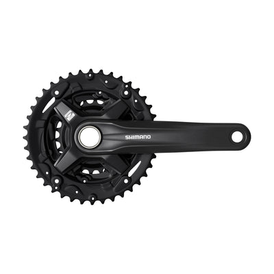 Juego Bielas Shimano FC-MT210-3 Crankset 9v 40/30/22d Sin CG Negro #2