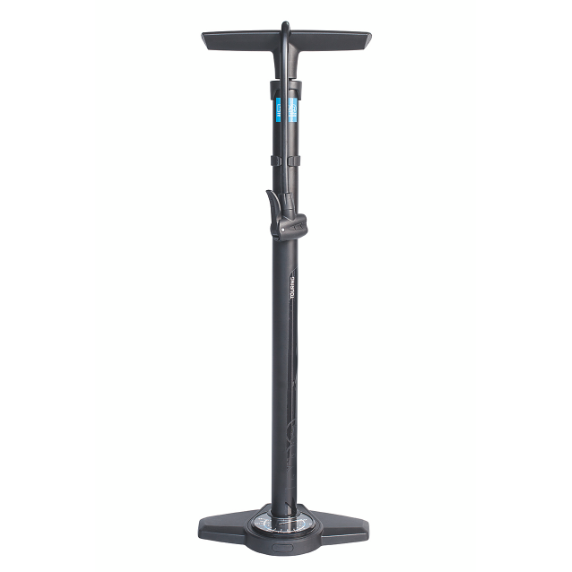 Bomba Taller PRO Touring Negro Cuerpo Acero Manómetro Negro