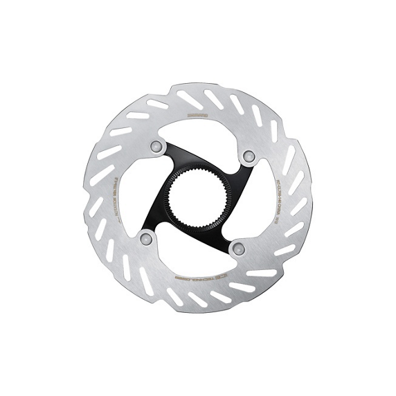 Disco Freno Shimano RT-CL700 Center Lock Ice Technologies Anillo Cierre Externo Negro/Gris